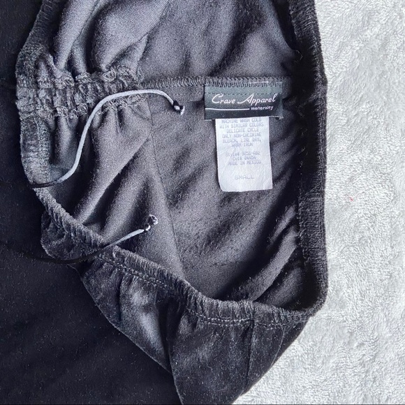 Curve Apparel Maternity Velvet Pants Size Small - Picture 6 of 13